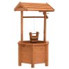 Garden Wishing Well Planter 15.7"x15.7"x33.1" Firwood