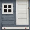 Chicken Cage Gray 66.9"x31.9"x43.3" Solid Pine & Fir Wood